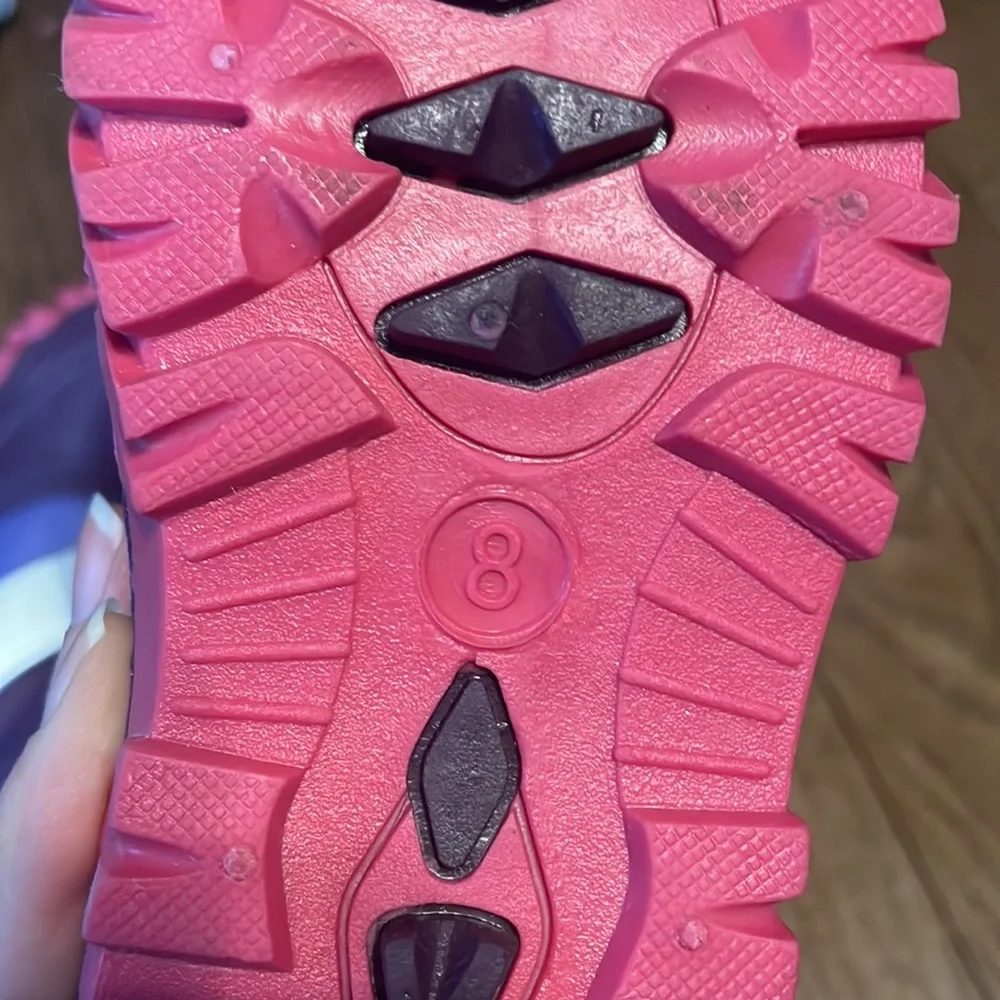 NWOT Zella Purple and pink snow boots for toddler